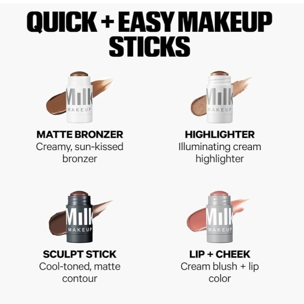 Milk Makeup Bronzer Contour Sculpt Stick - Stoked Medium Tan - Picture 4 of 12